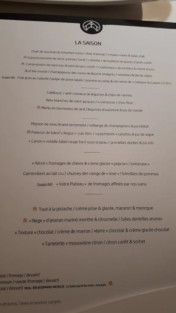 Menu_La Maison Tourangelle_Savonnières_image_3