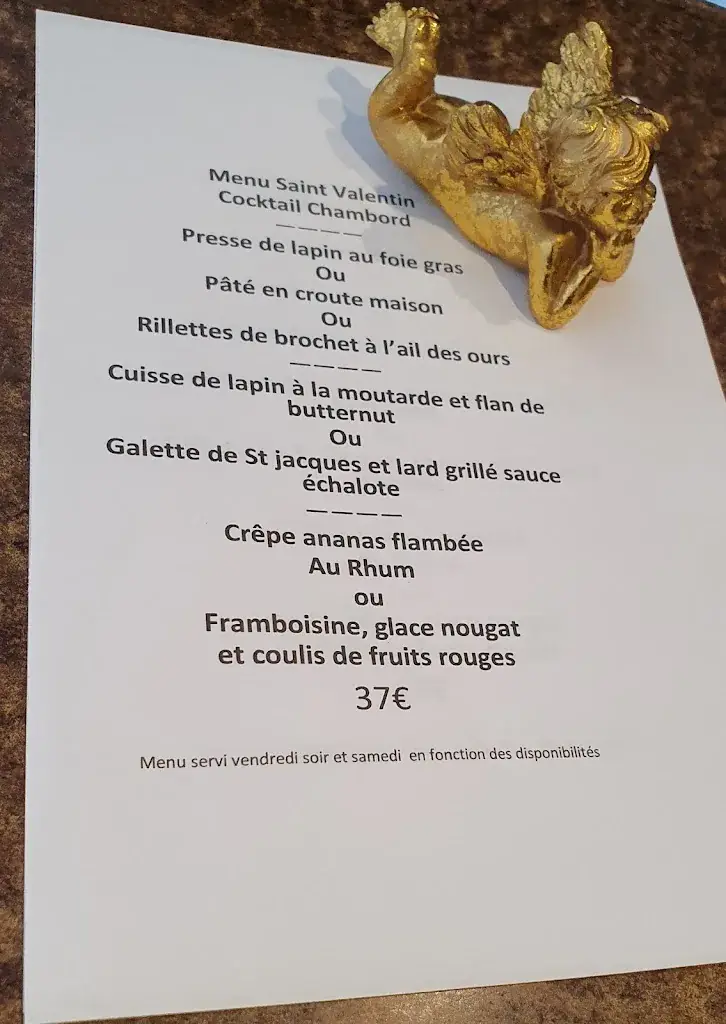 Menu_Crêperie Restaurant LA BLANCHE HERMINE Langeais_Langeais_image_1