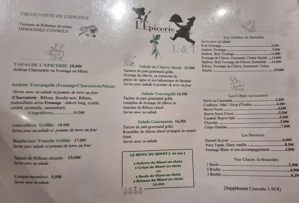 Menu_L'Epicerie Gourmande L&T_Villandry_image_1