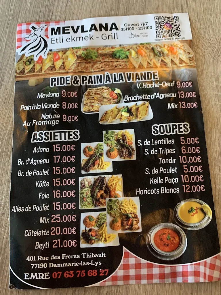 Menu_Mevlana etliekmek Grill_Dammarie-les-Lys_image_2