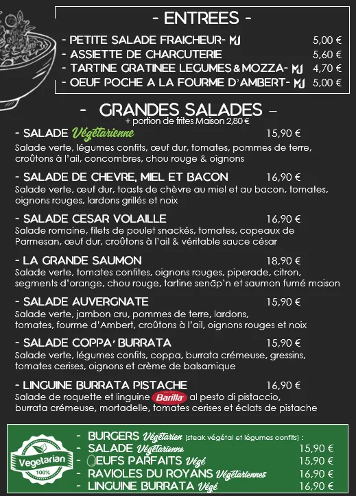 Menu_BRASSERIE LE VOLANT_Cébazat_image_1