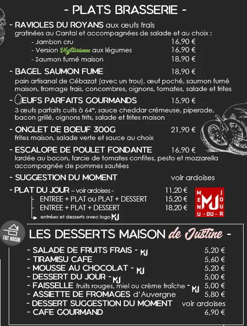 Menu_BRASSERIE LE VOLANT_Cébazat_image_2