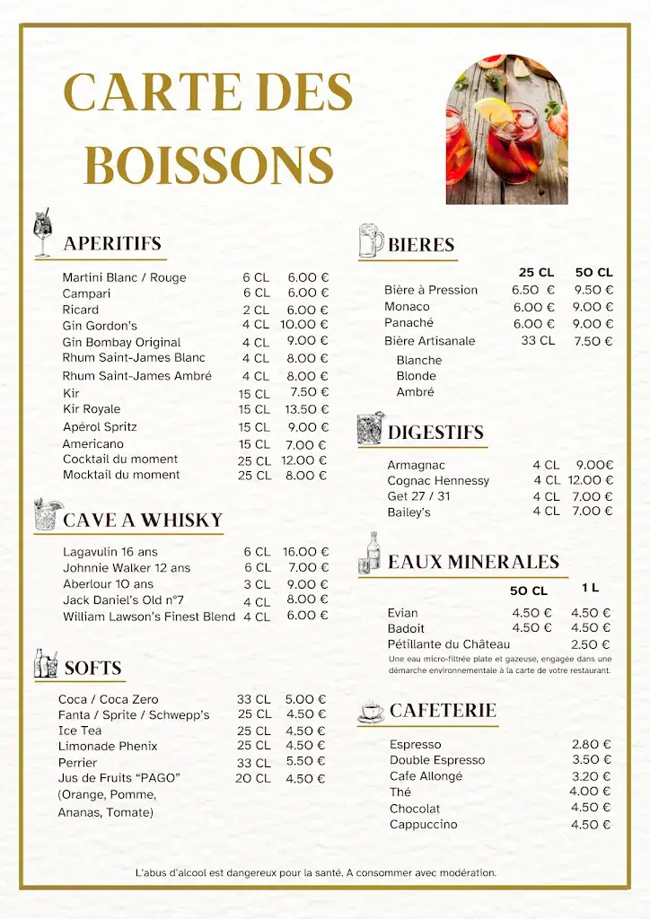 Menu_Restaurant La Table du Château_Mée-sur-Seine_image_1