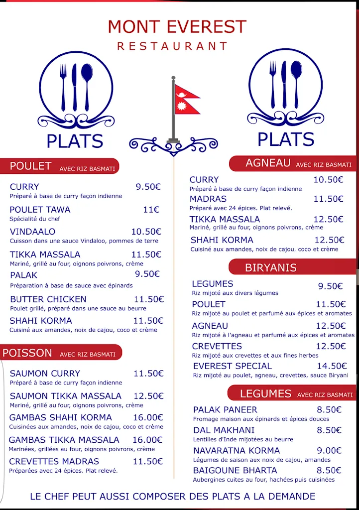 Menu_Mont Everest _Melun_image_3