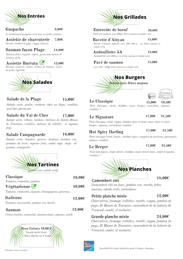 Menu_la Reine des plages_Faverolles-sur-Cher_image_1