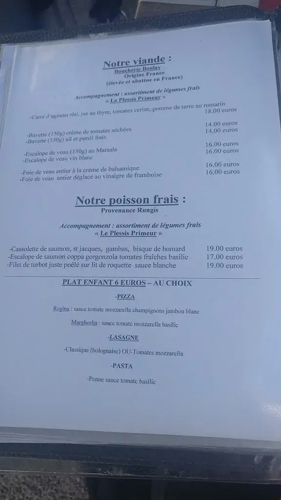 Menu_Ristorante Caffe Dante_Dreux_image_4