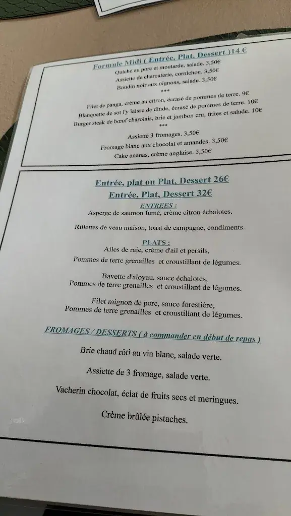 Menu_Auberge du Cheval Blanc_Sully-la-Chapelle_image_1