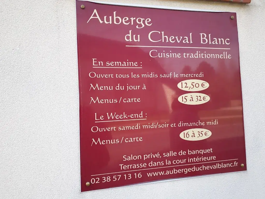 Menu_Auberge du Cheval Blanc_Sully-la-Chapelle_image_2