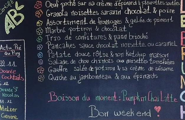 Menu_Le Pre du Puy_Cébazat_image_3