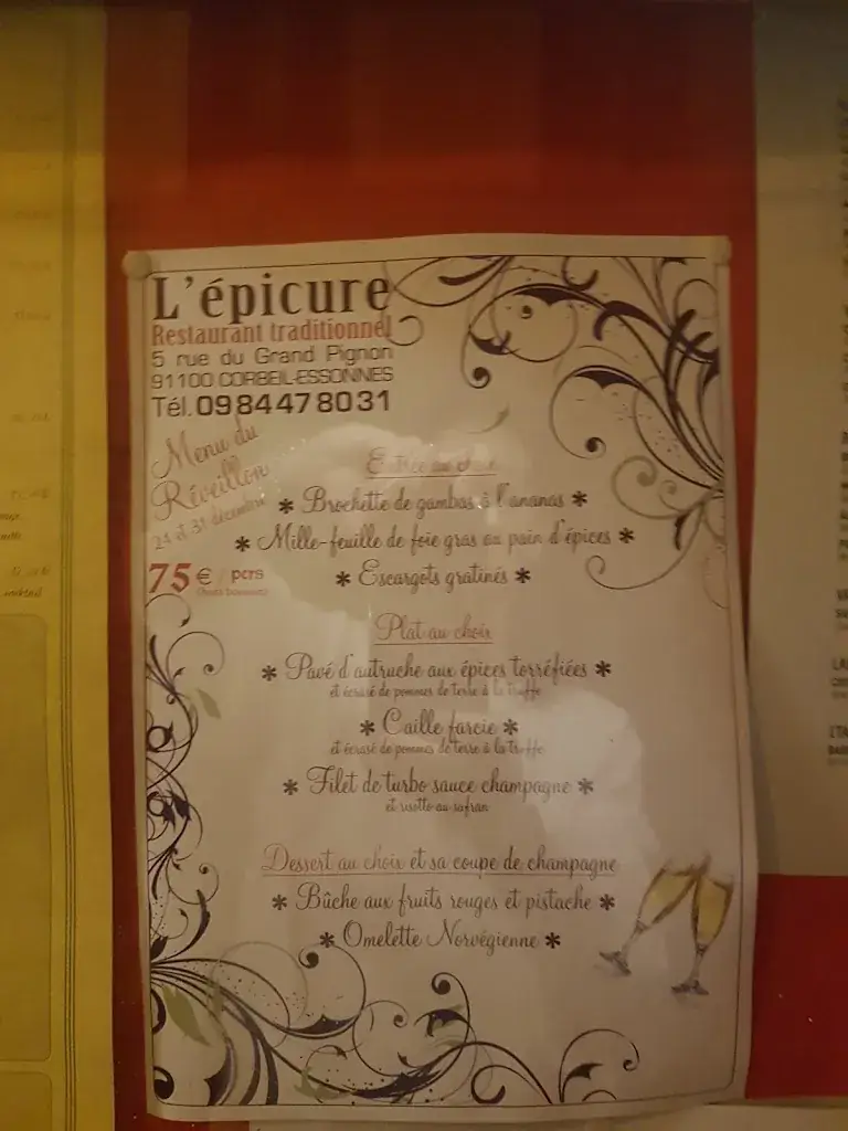 Menu_L'Epicure_Corbeil-Essonnes_image_4
