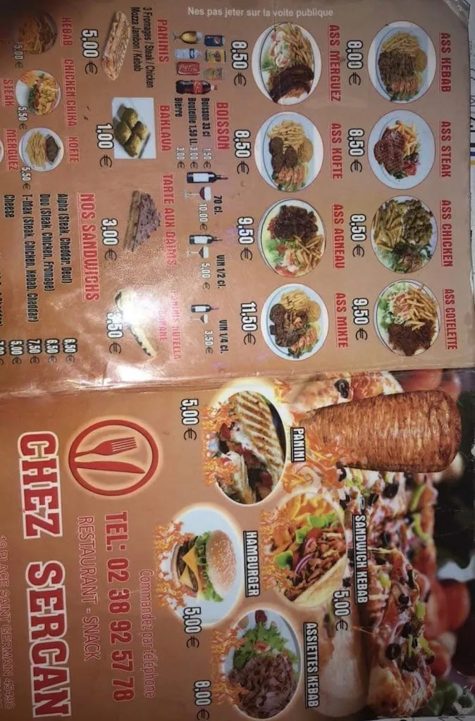 Menu_Restaurant Chez Sercan_Corbeilles_image_1