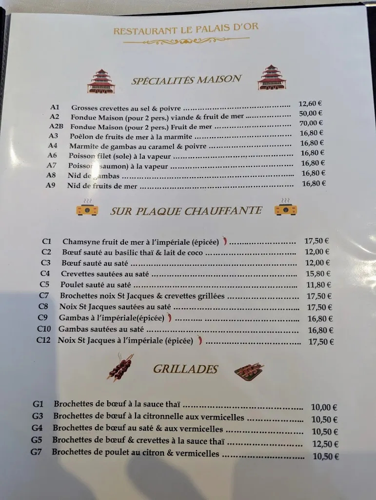 Menu_Le Palais D'Or | Restaurant Asiatique_Corbeil-Essonnes_image_1