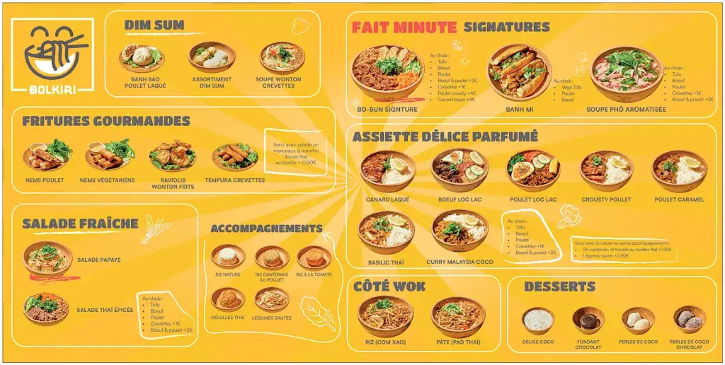 Menu_BOLKIRI Corbeil-Essonnes Street Food Viêt_Corbeil-Essonnes_image_1