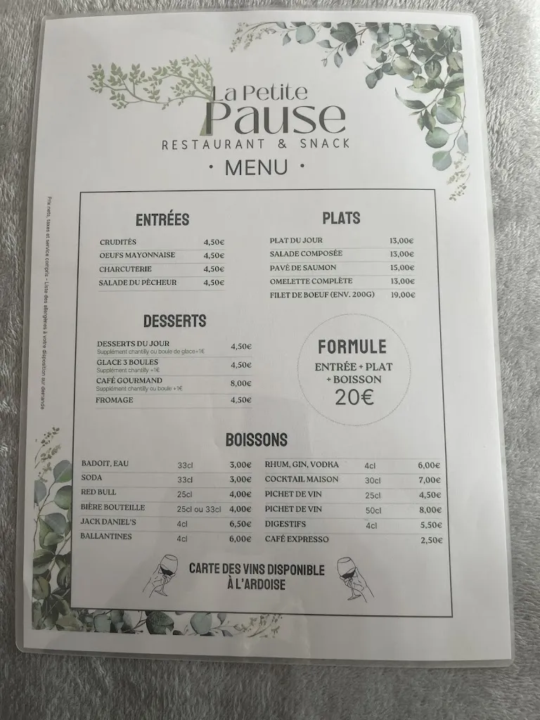 Menu_La Petite Pause_Corbeil-Essonnes_image_2