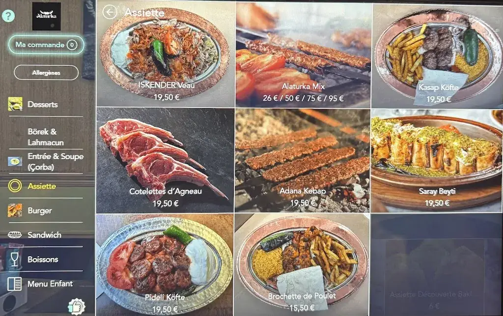 Menu_Alaturka Restaurant_Dordives_image_1