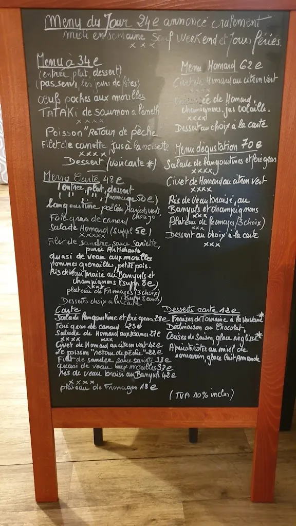 Menu_Auberge De Port Vallières_Fondettes_image_1