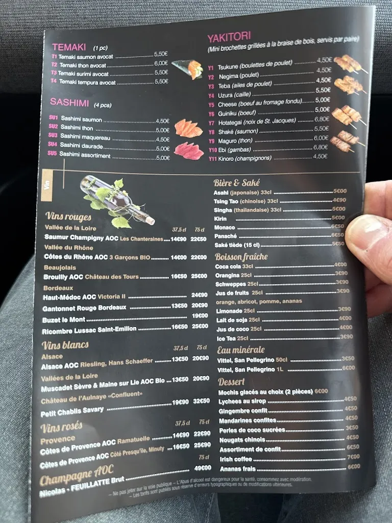 Menu_SUSHIS THAI_Gallardon_image_4