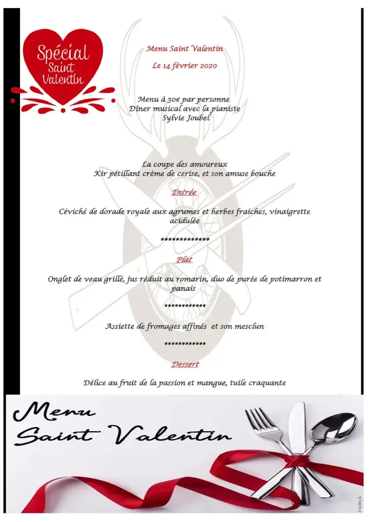 Menu_Le Relais de Chambord_Huisseau-sur-Cosson_image_1