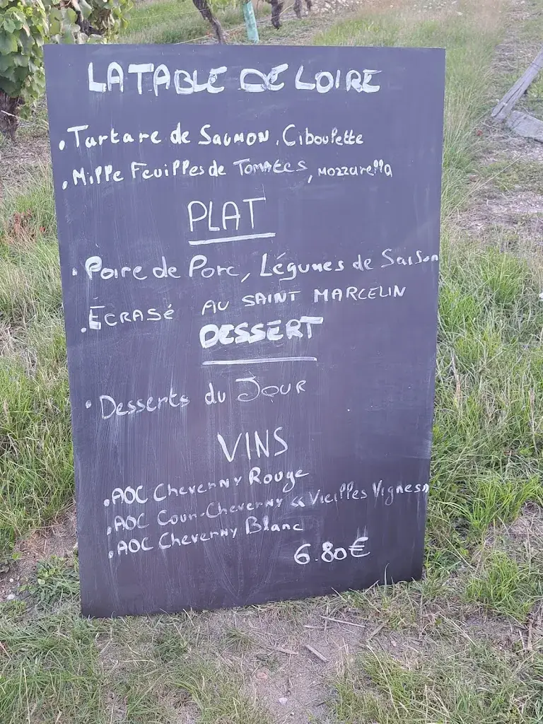 Menu_La Table de Loire_Huisseau-sur-Cosson_image_1