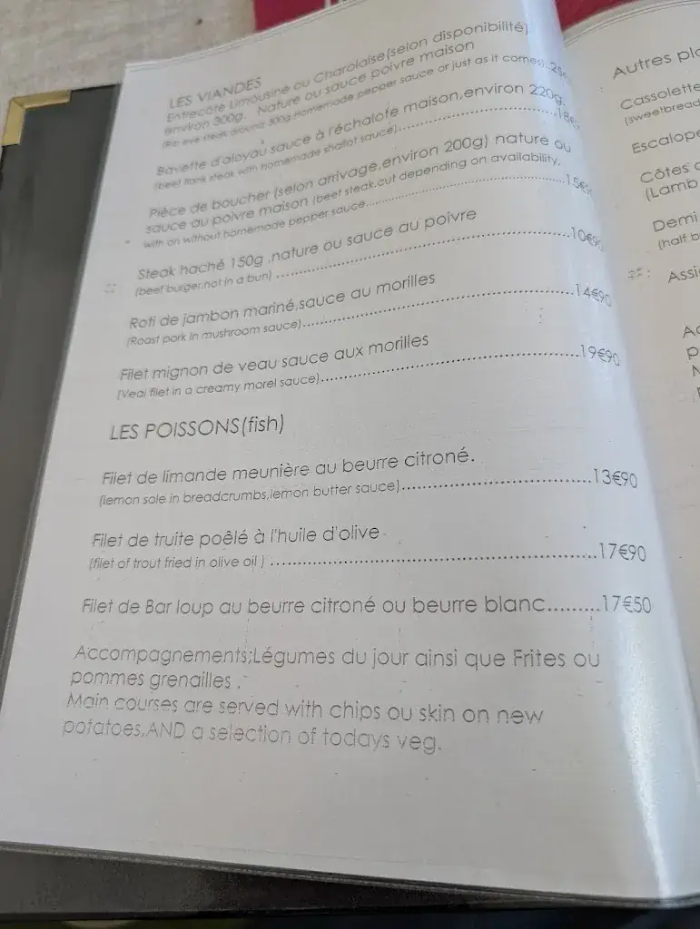 Menu_Le Cottage_Éguzon-Chantôme_image_1