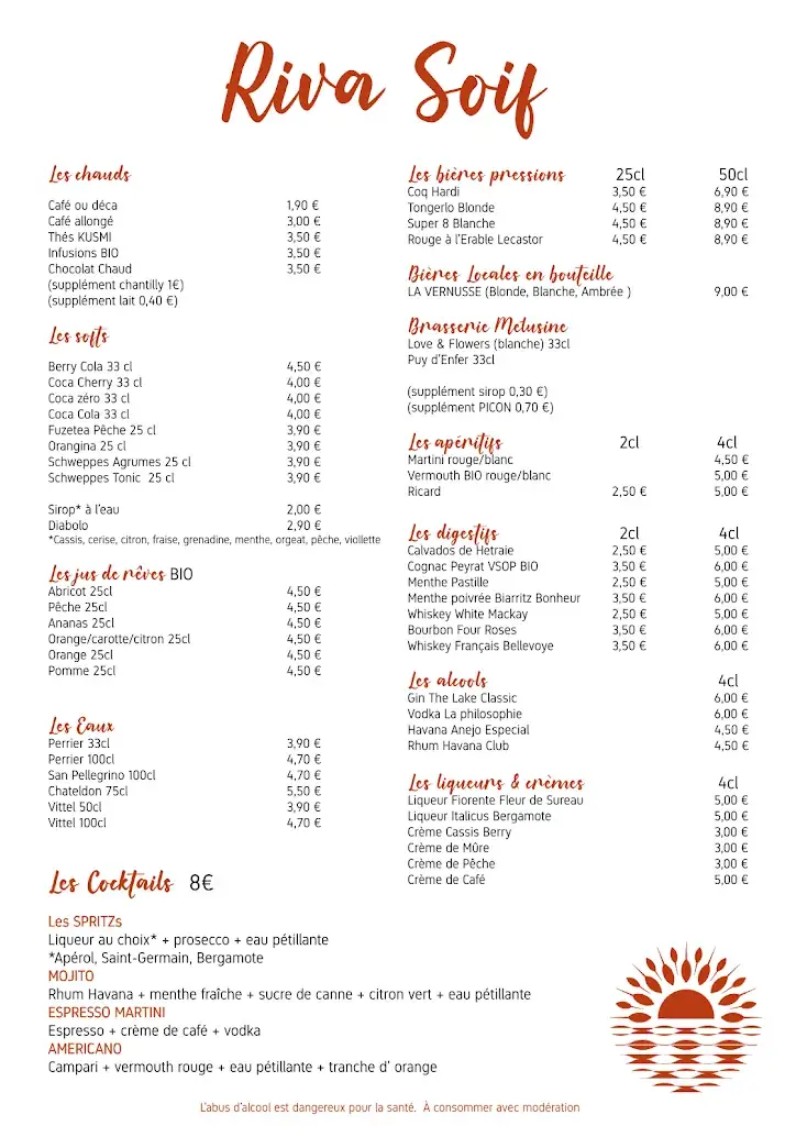 Menu_Riva Fougères Beach - Lac d'Eguzon_Saint-Plantaire_image_2