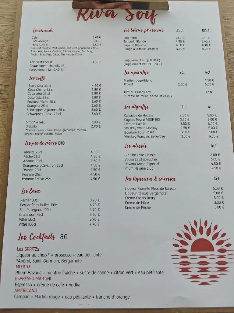 Menu_Riva Fougères Beach - Lac d'Eguzon_Saint-Plantaire_image_4