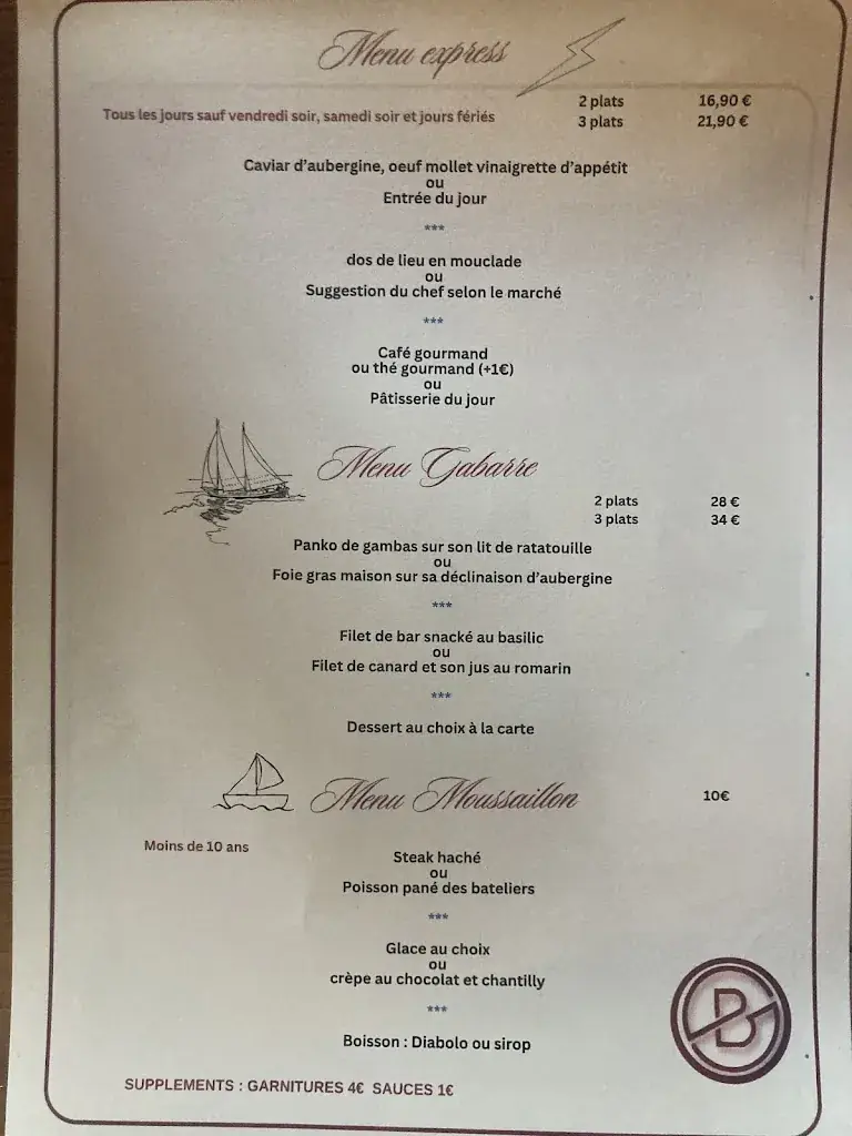 Menu_Brasserie Les bateliers_Joué-lès-Tours_image_4