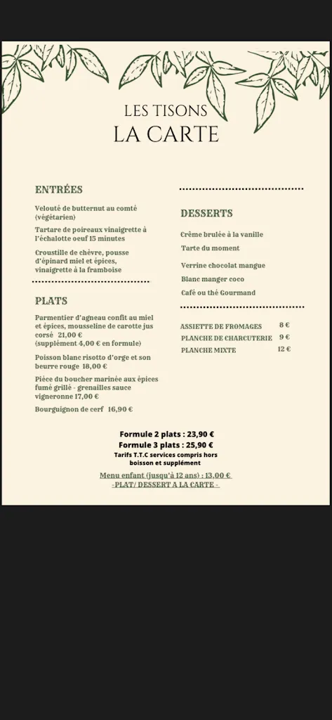 Menu_Les Tisons by Punta Cana_Chaussée-Saint-Victor_image_3