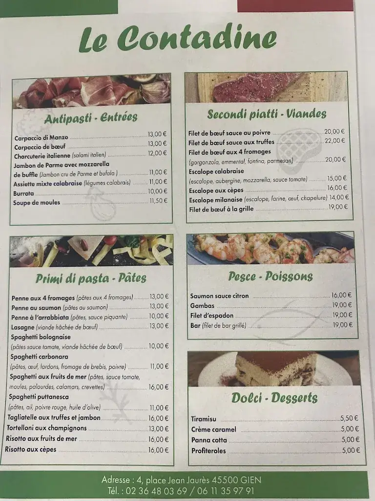 Menü_Le Contadine_Gien_Bild_3