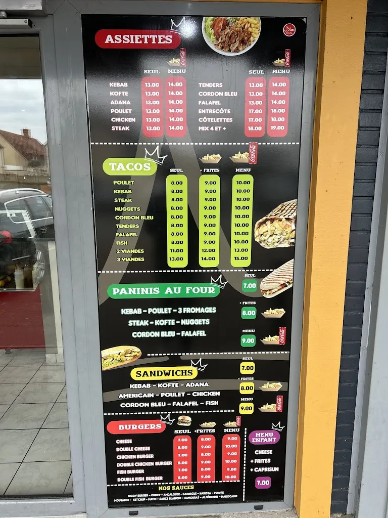 Menu_King Tacos Kebab_Chapelle-Saint-Ursin_immagine_1