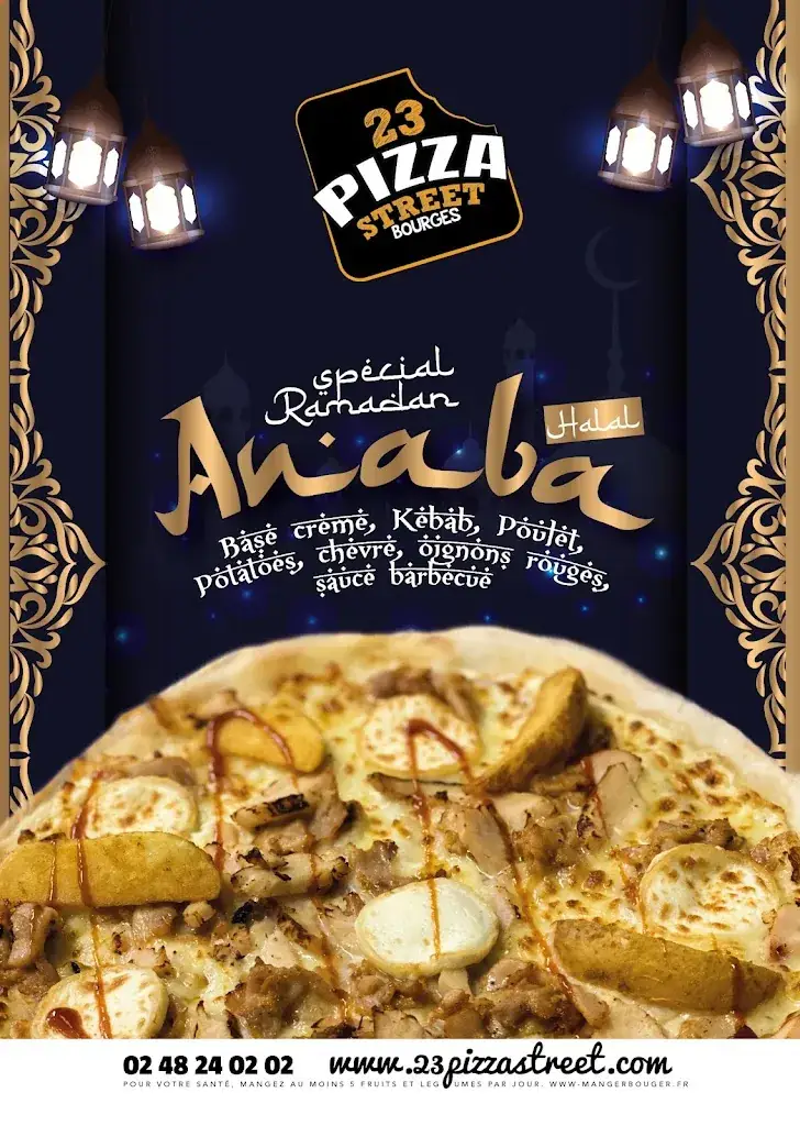 Menu_23 Pizza Street distributeur La Chapelle-Saint-Ursin_Chapelle-Saint-Ursin_image_9