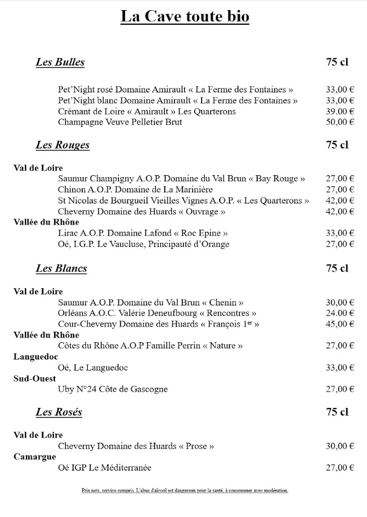 Menu_La Petite Auberge_Ferté-Saint-Aubin_image_1