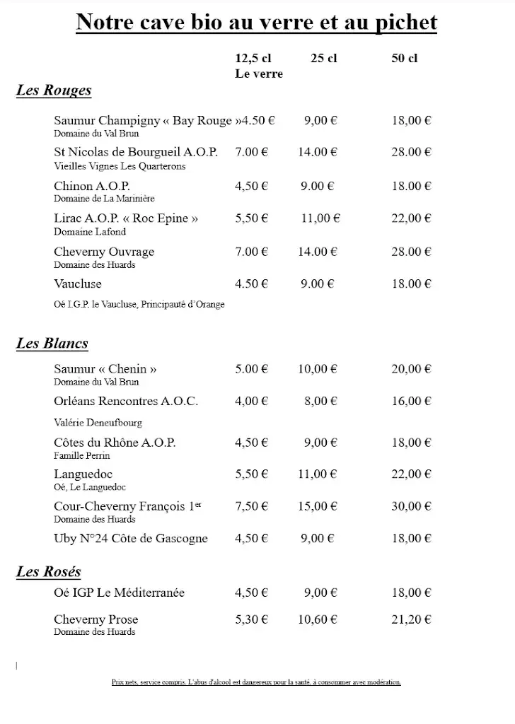 Menu_La Petite Auberge_Ferté-Saint-Aubin_image_3