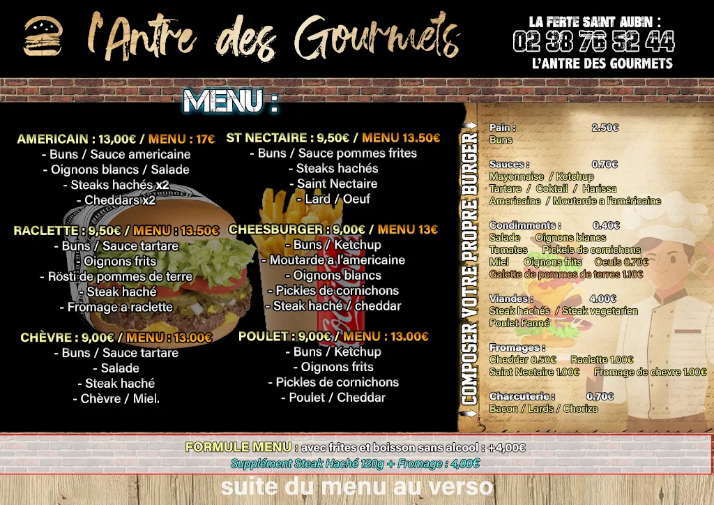 Menu_L'antre des gourmets_Ferté-Saint-Aubin_image_1