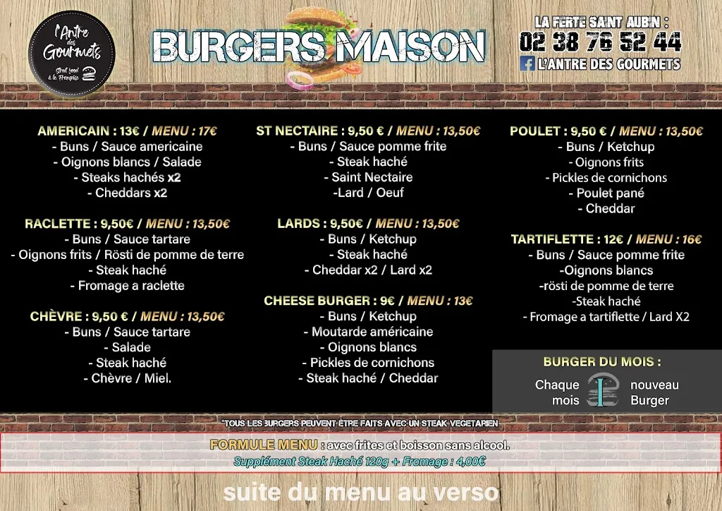 Menu_L'antre des gourmets_Ferté-Saint-Aubin_image_2