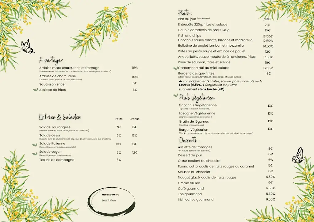 Menu_La Taverne de la Métairie_Ville-aux-Dames_image_2