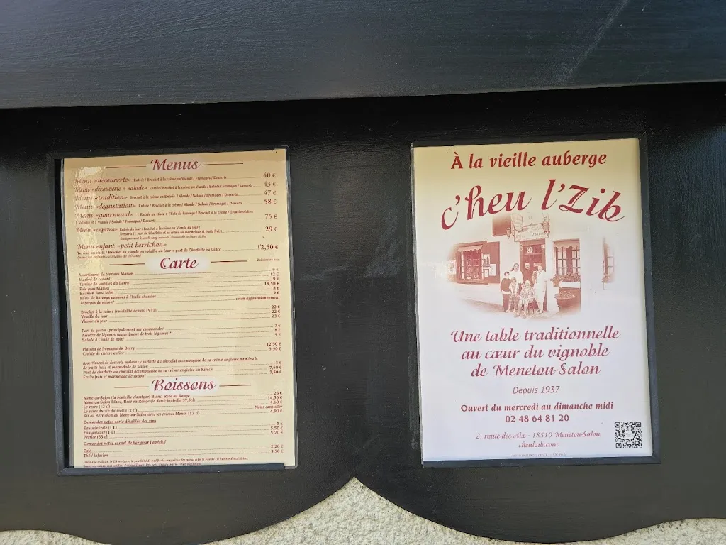 Menu_Restaurant C'heu l'Zib_Menetou-Salon_image_3