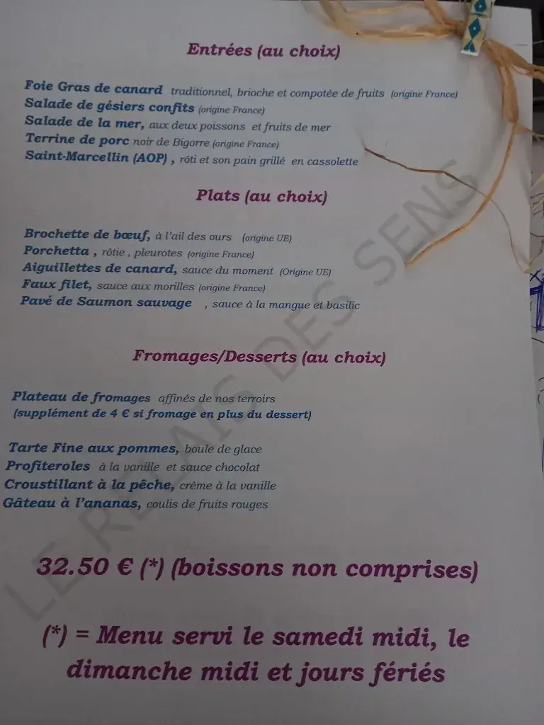 Menu_Le Relais des Sens_Poinçonnet_image_1