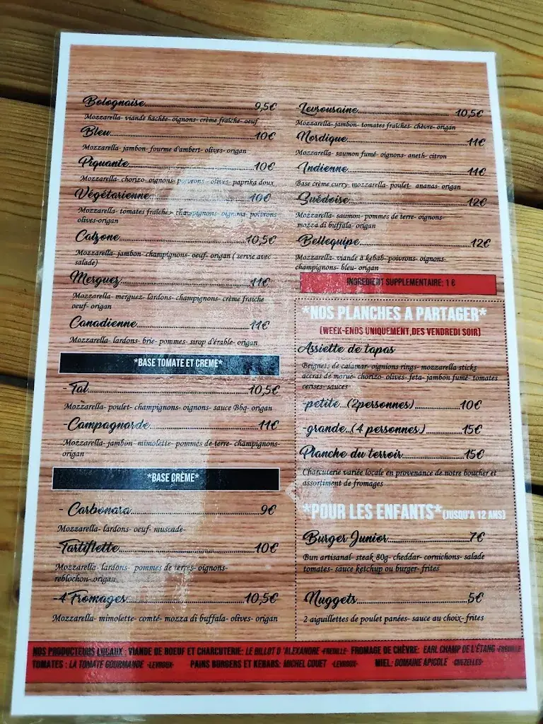 Menu_La Belle Équipe_Levroux_image_3