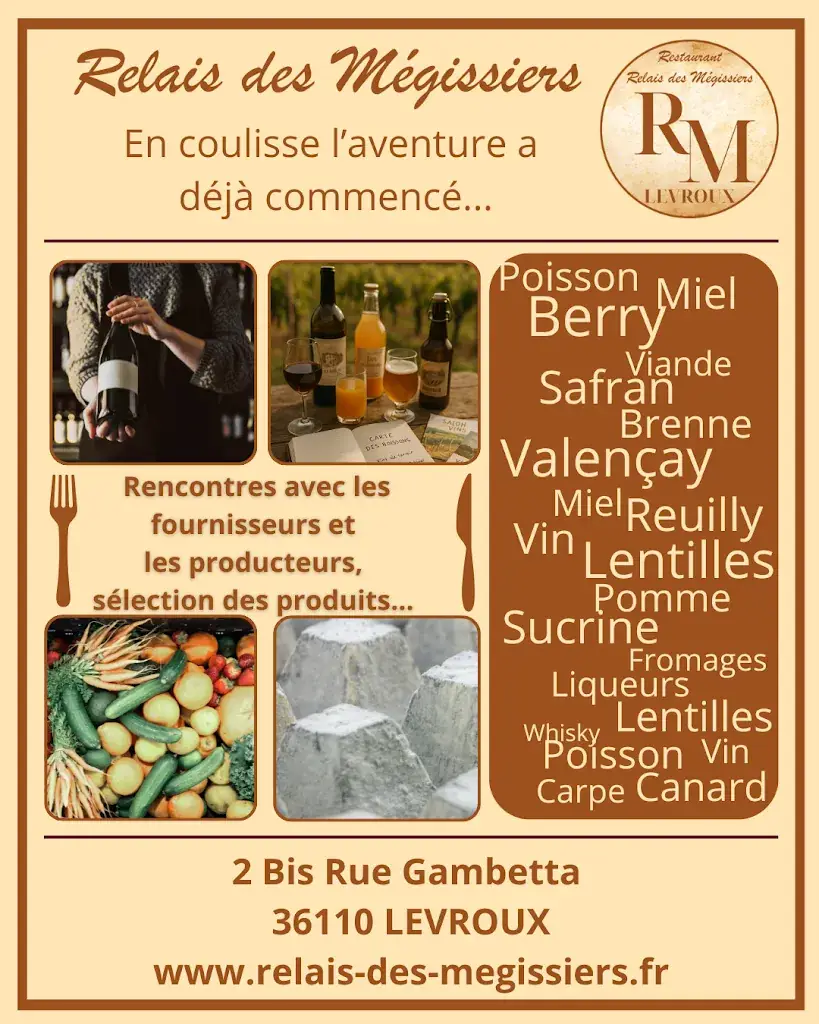 Menu_Relais des Mégissiers_Levroux_image_1