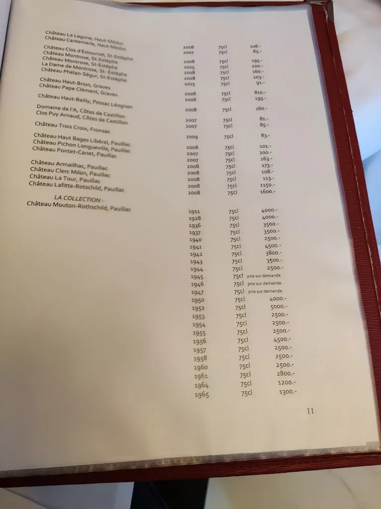 Menu_Restaurant de Commune_Lignières_image_2