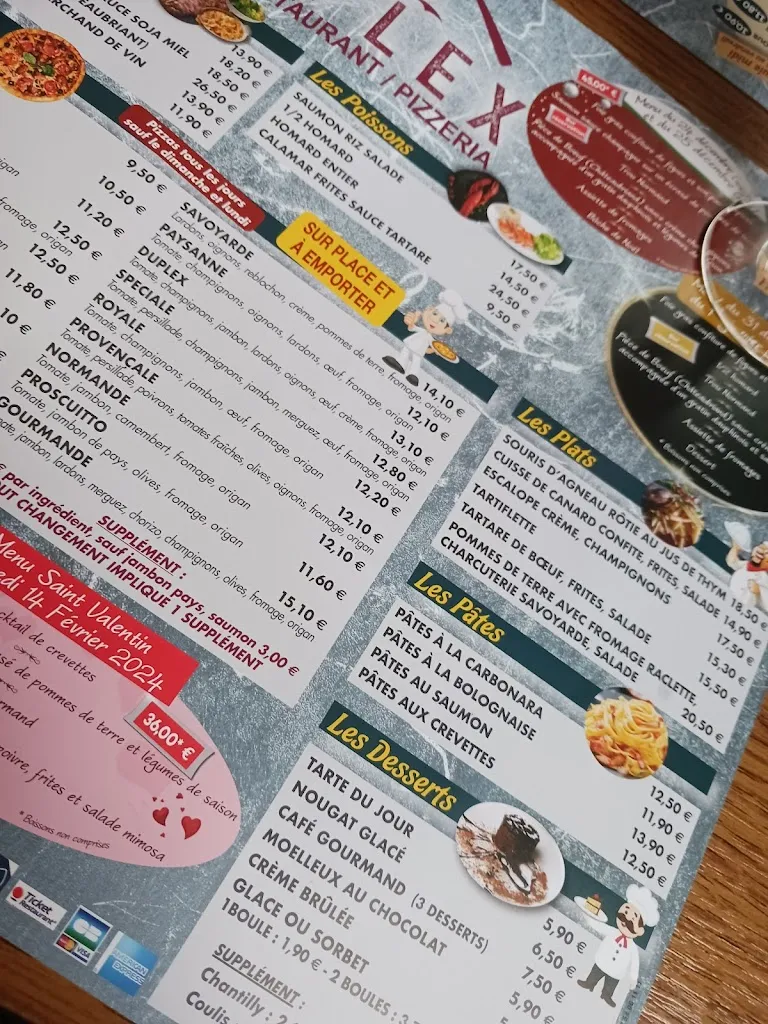 Menu_Restaurant Bar Club Le Duplex La Châtre_Châtre_image_4