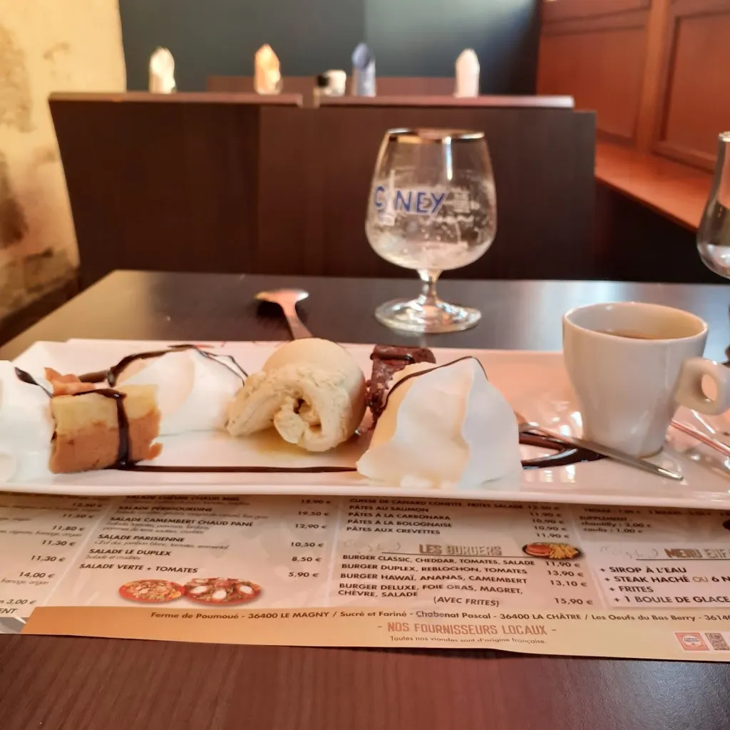 Menu_Restaurant Bar Club Le Duplex La Châtre_Châtre_image_8