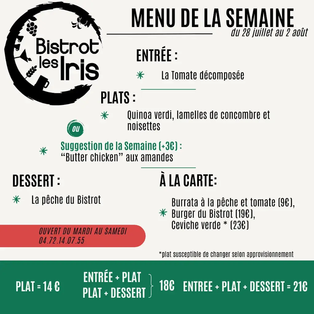 Menu_Bistrot Les Iris_Bron_image_3
