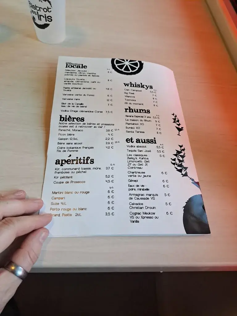 Menu_Bistrot Les Iris_Bron_image_4