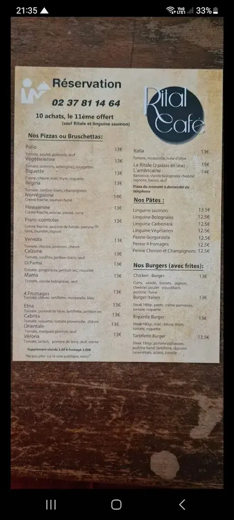Menu_Le Rital Café_Loupe_image_1
