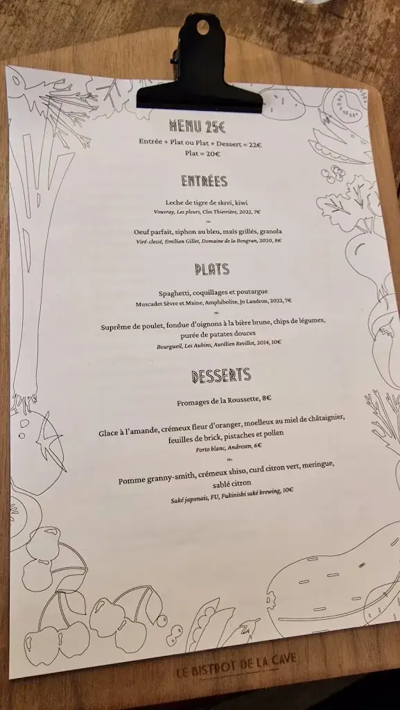 Menu_Le Bistrot de la Cave_Bron_image_2