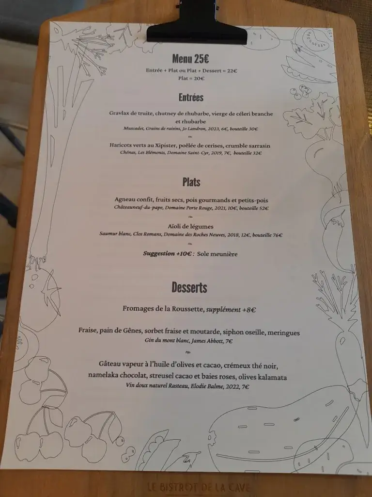 Menu_Le Bistrot de la Cave_Bron_image_3