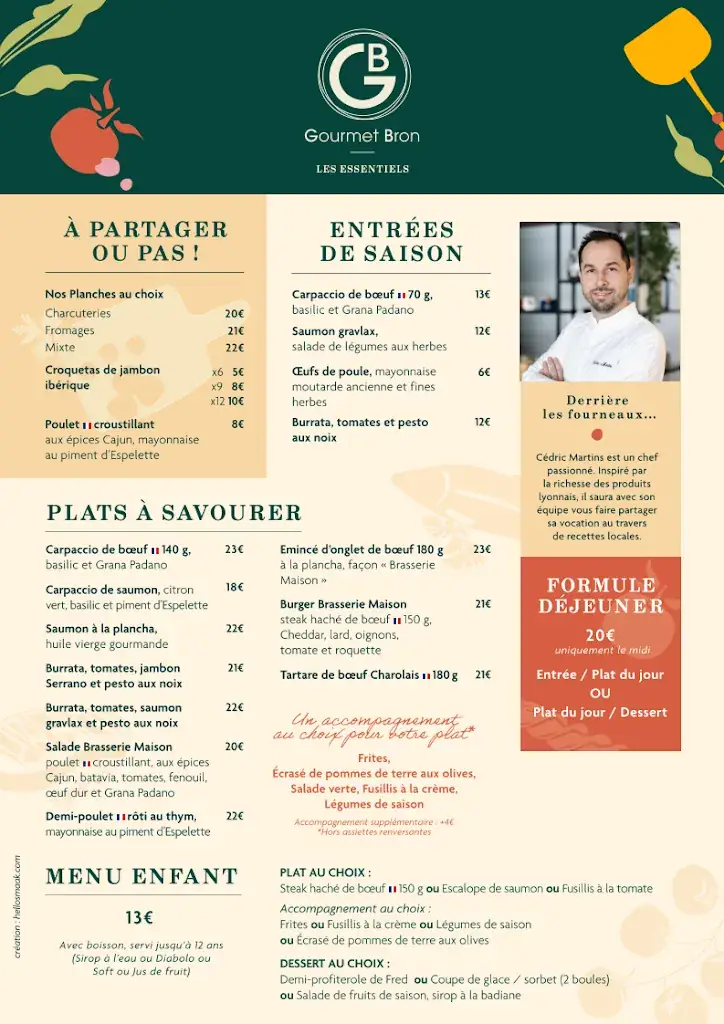 Menu_Gourmet Bron - Brasserie Maison_Bron_image_1
