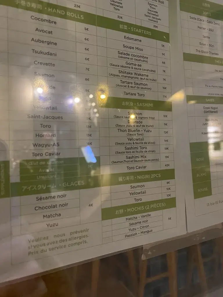 Menu_HANAMI CHARTRAINS HANDROLL_Chartres_image_3